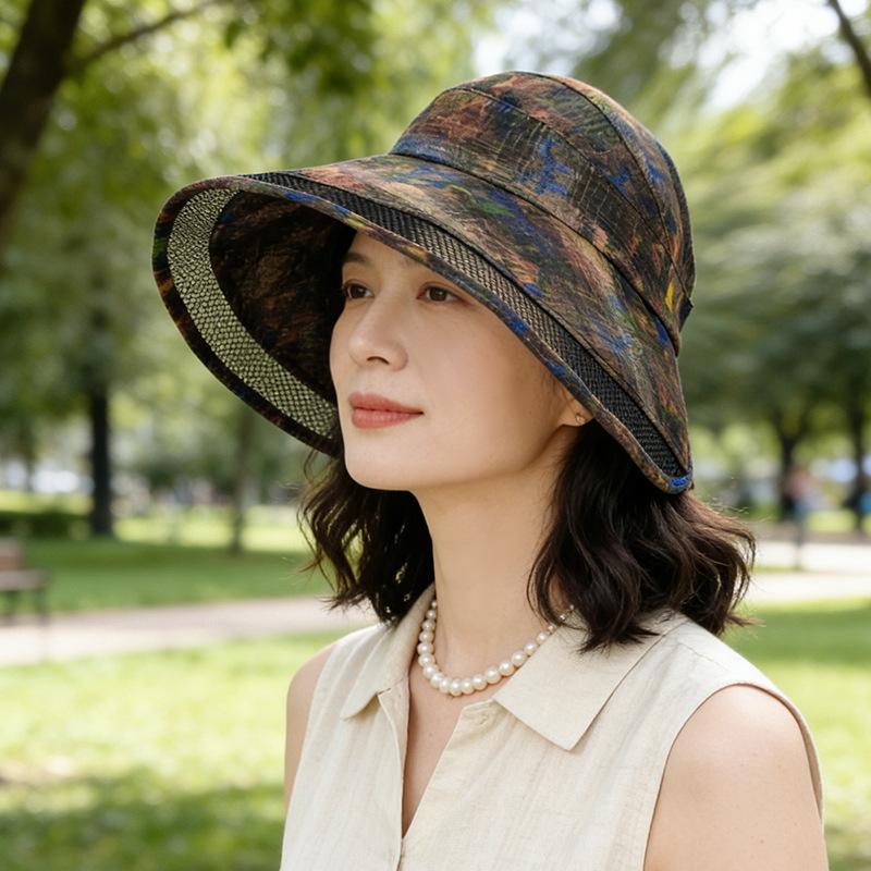 Women S Wide Brim Sun Hat Uv Protection Breathable Outdoor Travel Cap