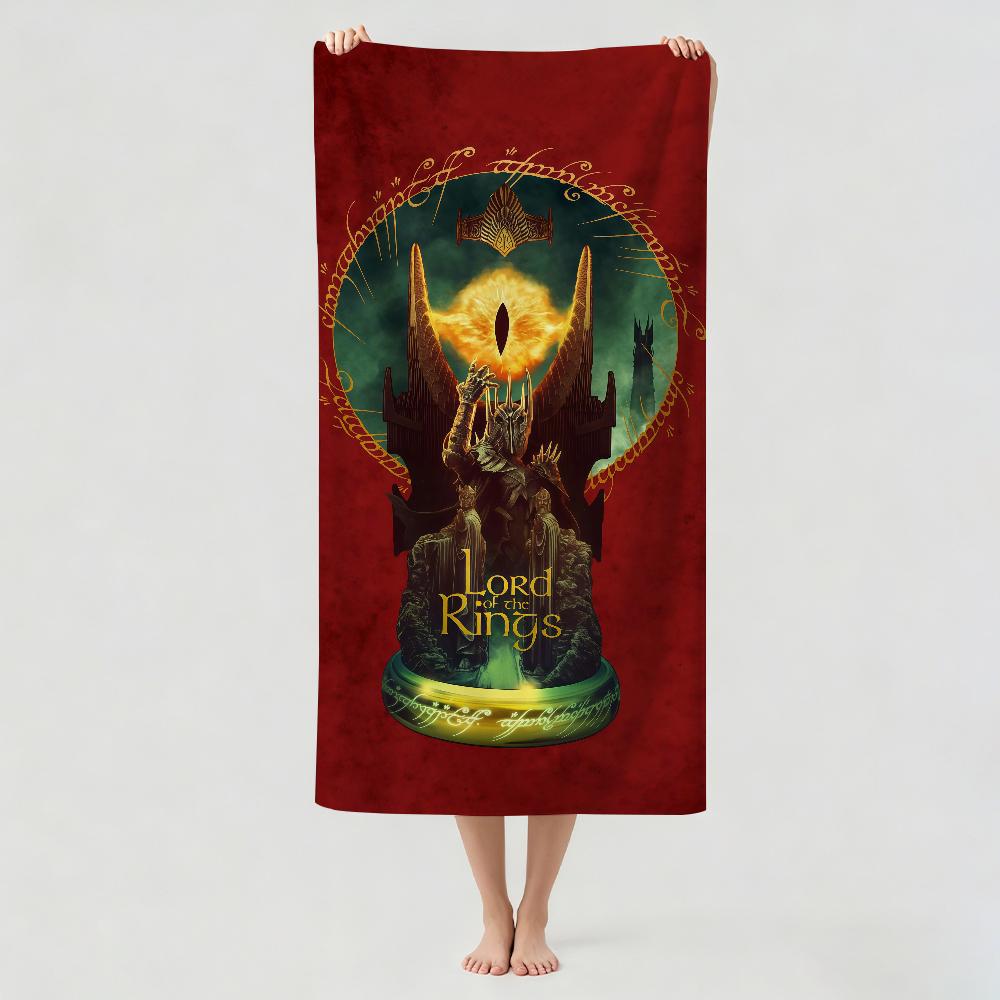 Movie The L-Lord of the R-Rings Towel Drying Bath Towel Applicable To Light Swimming Camping Yoga Beach Out