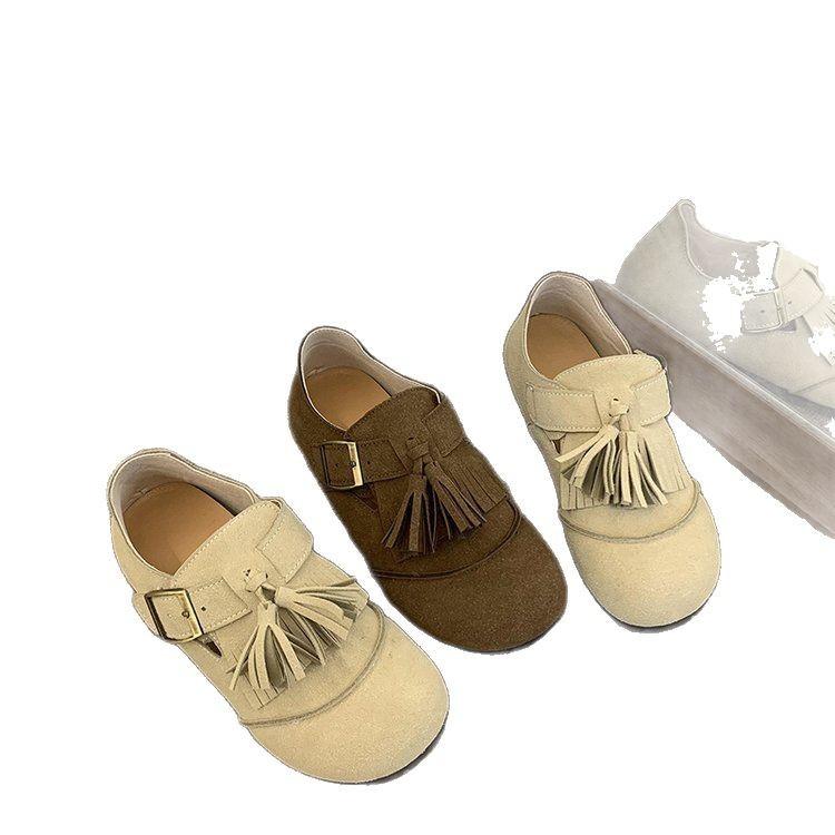 French retro design single shoes spring and autumn new casual lazy one-pedal flat-bottomed versatile Birkenloafers