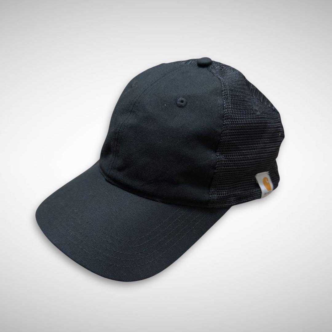 

[Б/У] Кепка Carhartt Black Duck Mesh, Однотонная черная шляпа, Снэпбэк Carhartt