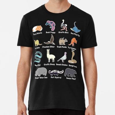 Dieren van de Wereld - Zeldzame Exotische Dieren T-Shirt S-5XL Beste T-Shirt