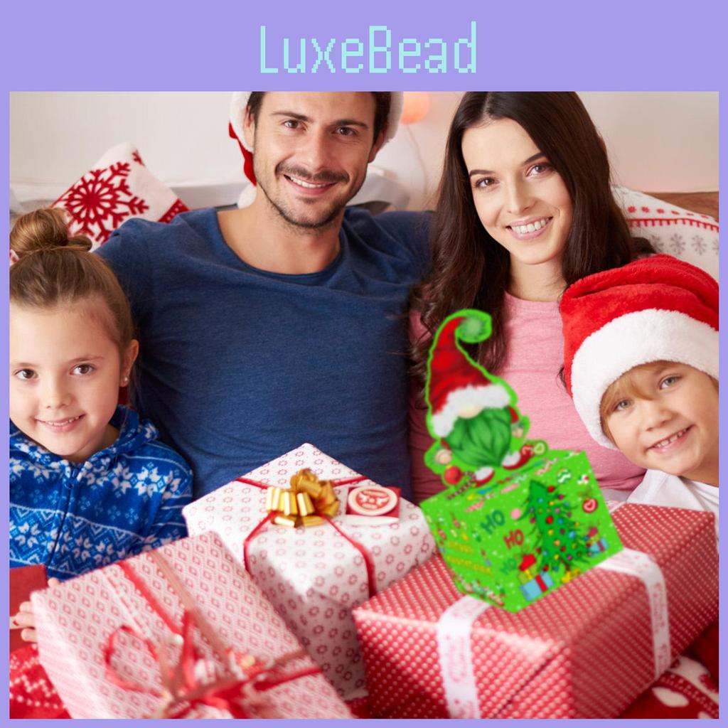 Christmas Party Gift Box With Elf Motif For Festive Decoration Presentation Gift