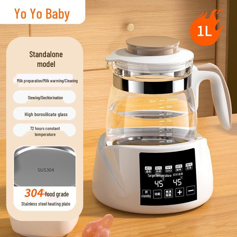 Электрический чайник с контролем температуры, Изолированный чайник, Компактный водонагреватель, Однослойная конструкция