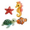 Tiny 3D Beaded Animal DIY Kit, Cute Mini Sea Life Beads Embroidery Kit, Handmade Bead Art Craft Making Set for Adults, Craft Lovers
