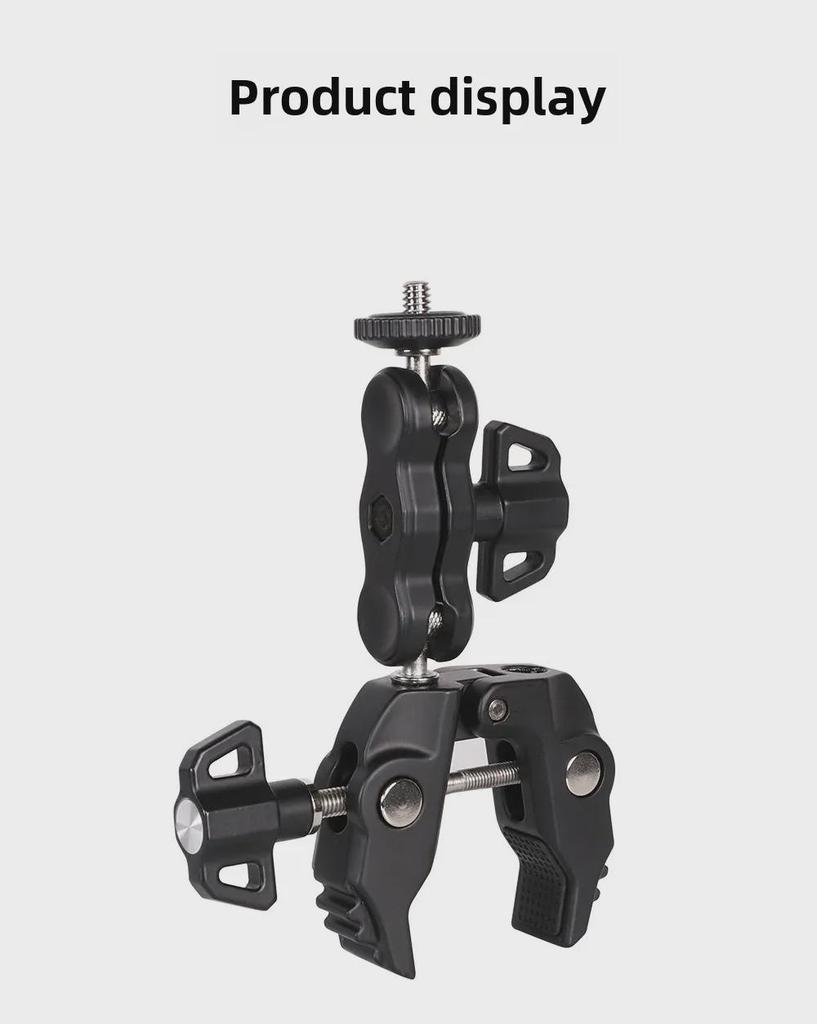 Wielofunkcyjny zacisk kraba ze stopu aluminium do bezpiecznego mocowania metalu i monitora