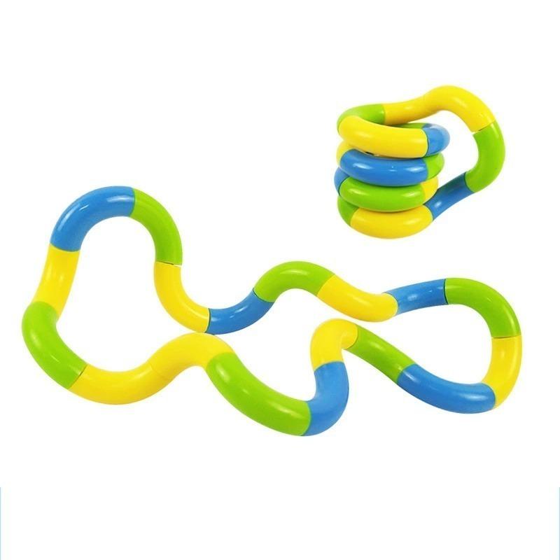 Tangle Fidget Sensory Toy for Anxiety Relief Rotating Fingertip Twisting Hand-Eye Fine Motor Skills Coordination For Autism ADHD