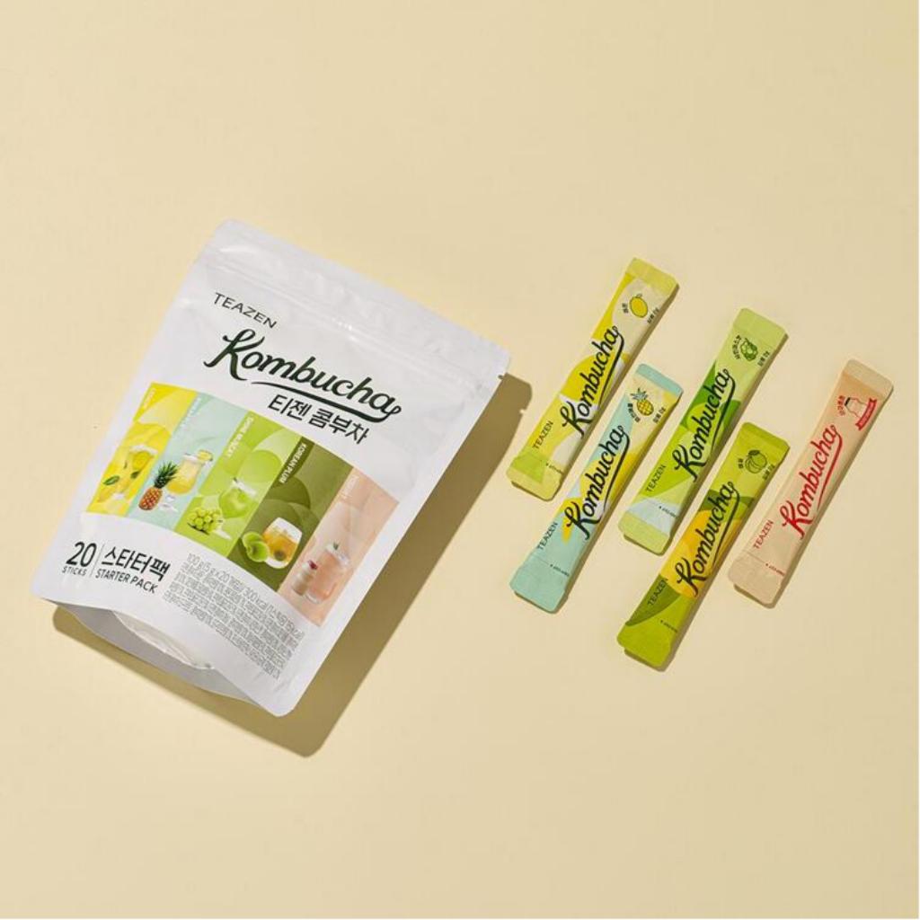 

[TEAZEN] Kombucha Tea Starter Pack 20EA (5Types x 4EA)