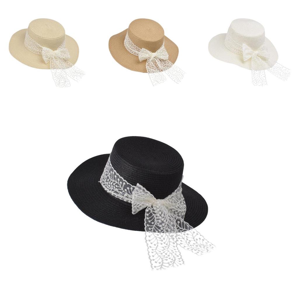 French Country Style Sun Hat With Wide Brim For Summer Beach Vacation Sun Protection