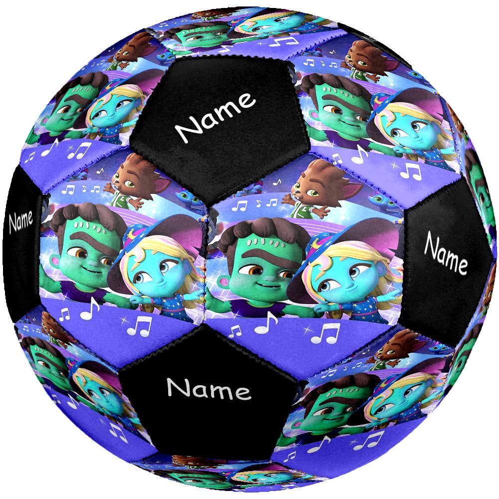 Custom Name Super Monsters Theme Size 5 Soccer Ball, Suitable for Both Indoor and Outdoor Matches, a Gift Suitable for Everyone.
