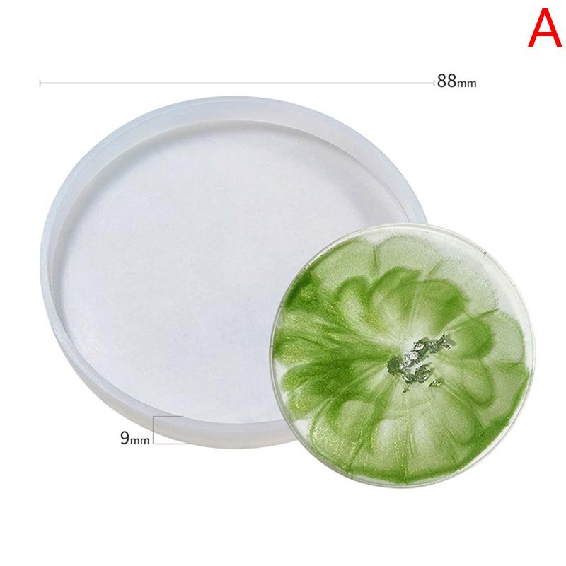 

DIY эпоксидная форма, круглая подставка и ящик для хранения подставок, силиконовая форма