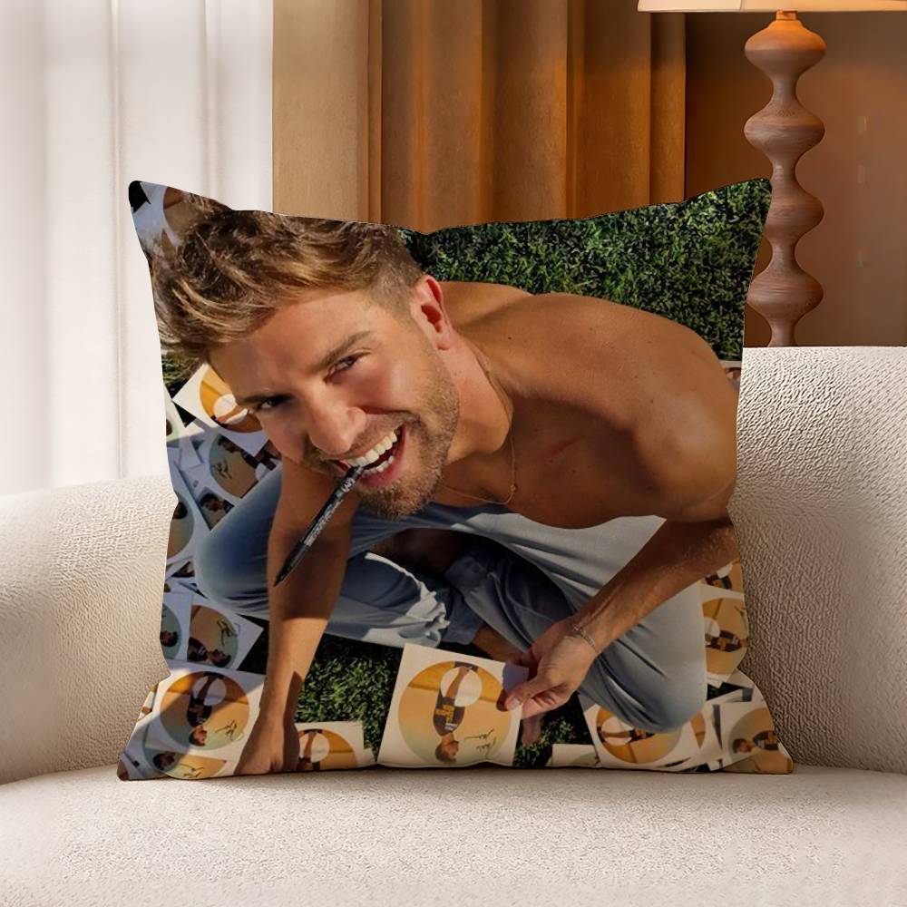 PPablo Alboran Singer Solamente tu Pillow Case Pattern Printed Pillowcase For Living Room Sofa Cushion Cover