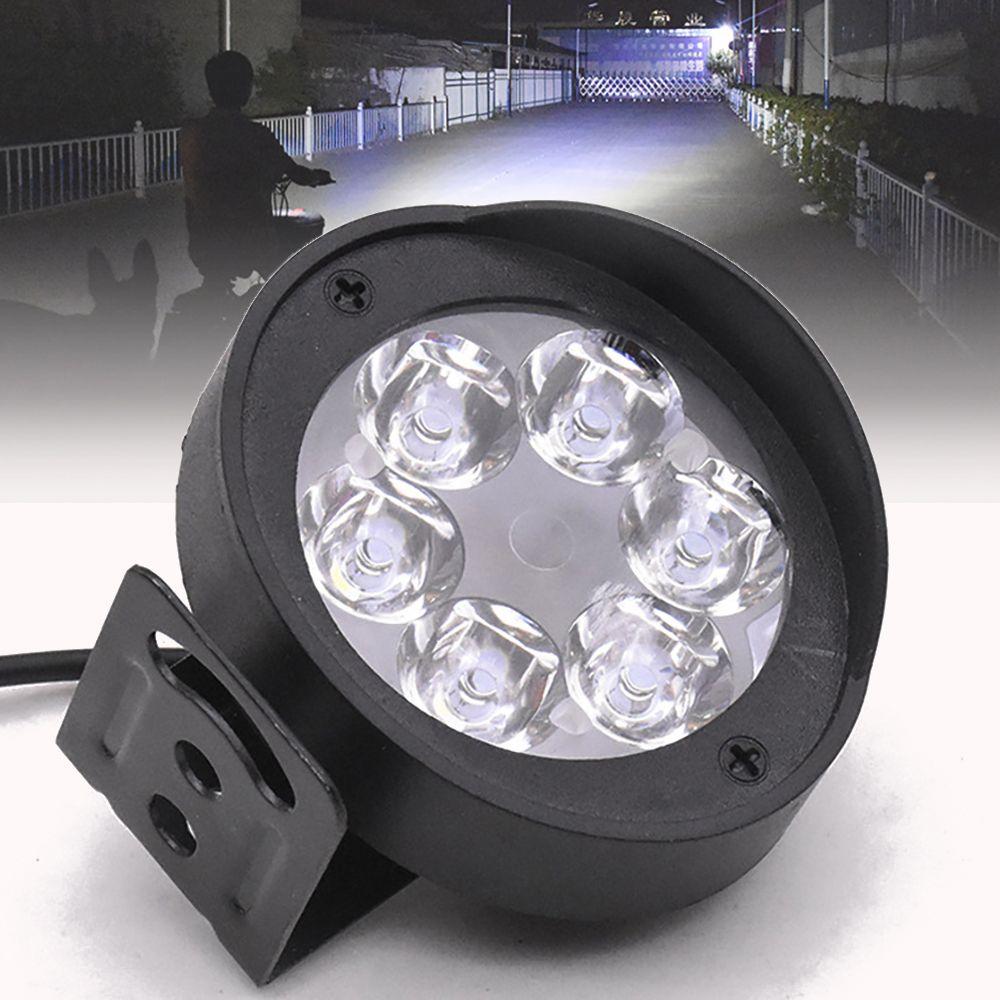 Parts Motorcycle External Spotlight Electric Bicycle Headlight Auxiliary Headlamp 6 LED Lamps
