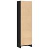 Bookshelf Black Oak Effect 40 x 24 x 143 cm Engineered Wood