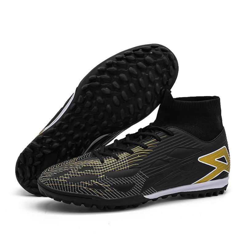 Sneakers women's high-top broken nails football shoes men's size new youth European Cup training people growth nails