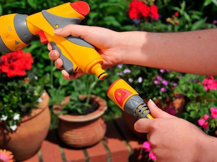 Raccord aquastop plus - hozelock - 2065p0000 - pour tuyaux 12,5 à 19mm - couleur verte - plastique synthétique