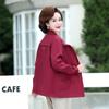 Plus Size 2025 Casual Autumn Windbreaker for Middle-Aged and Elderly Women