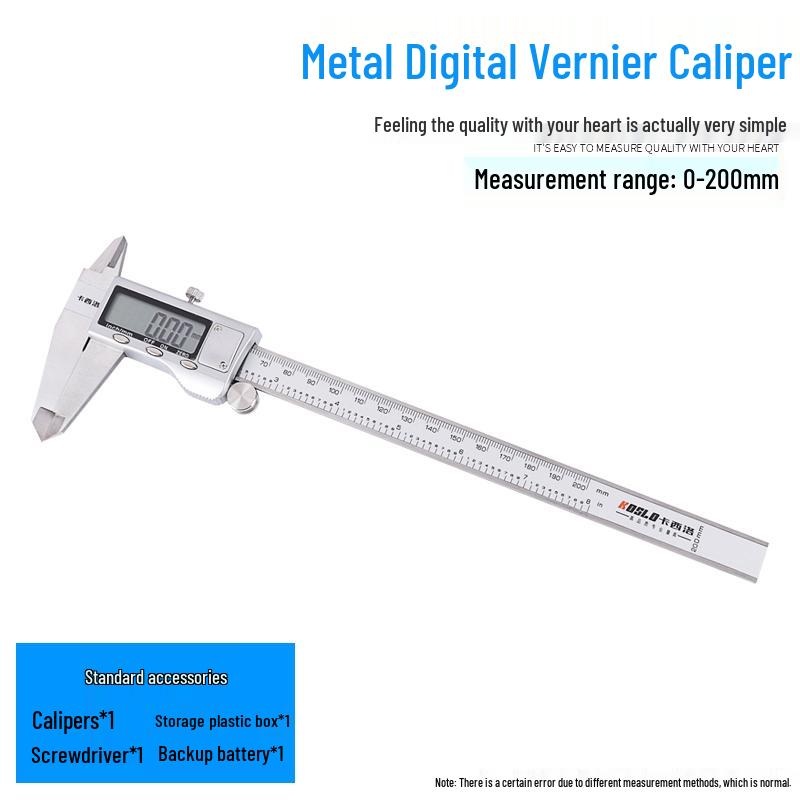 Electronic Digital Vernier Caliper: High-Precision Industrial-Grade Measuring Tool for Depth and Height