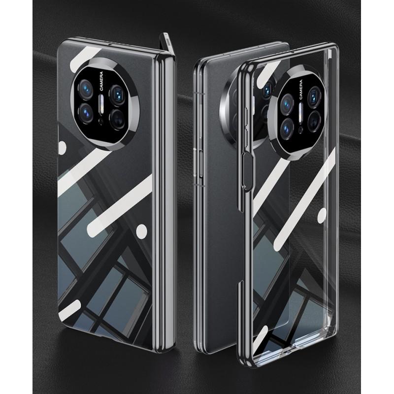 TPU Transparent Soft Case Mate X3 X5 Foldable Phone Shockproof Slim Cover With Kickstand