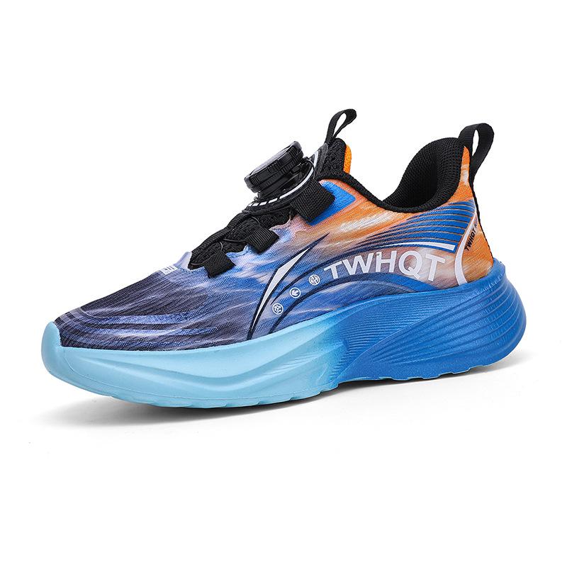 Boys shoes children's sports shoes 2025 new soft spring and autumn new comfortable shock absorption lightweight mesh breathable running shoes