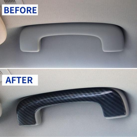 Carbon Fiber Roof Grab Handle Cover Trim for Dodge Durango 2010- Accessories