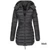 Womens Warm Winter Collar Hooded Long Coat Zipper Jacket Outwear Parka