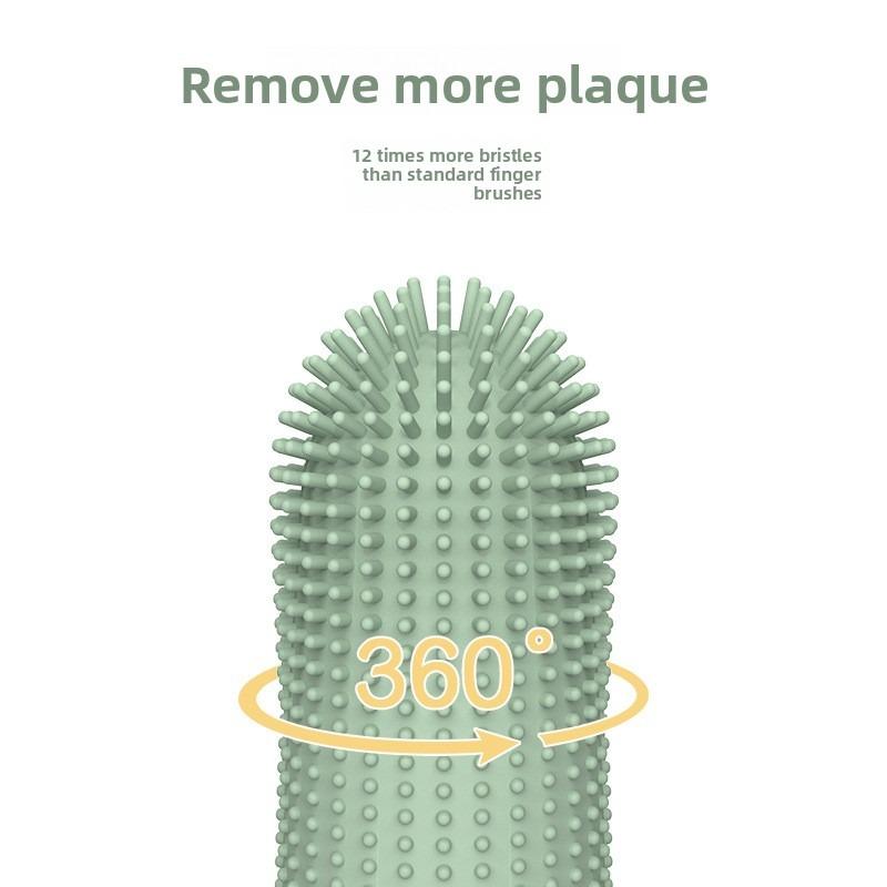 Pet Toothbrush, Finger Toothbrush, Silicone Cat and Dog Toothbrush, Pet Teeth, Dog Teeth Care Finger Cots