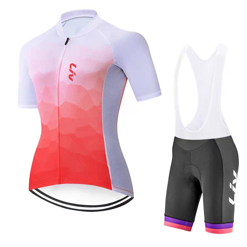 2026 Summer Cycling Suit Set Women's Road Cycling Sports Shirt Moisture Absorbing Cycling Jersey Cycling Bib Cycling Pants