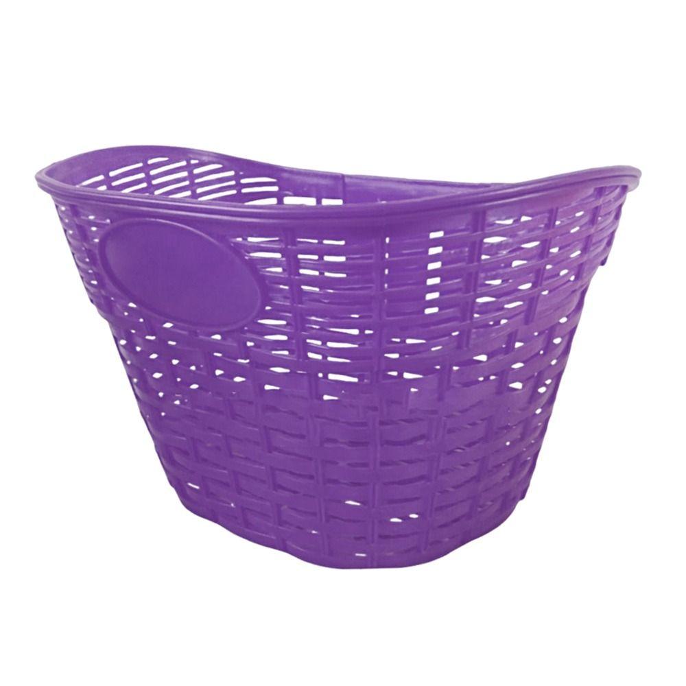 Coș Plastic pentru Bicicletă Copii, Multicolor, Coș Față pentru Elevi, Accesorii Ciclism Spate