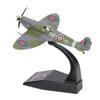 1: 72 Scale Fighter Model Alloy Vintage Simulate Fighter Model with Stand for Kids Collection