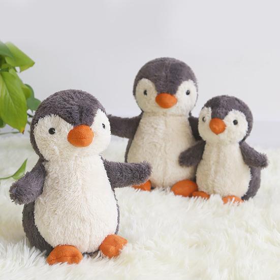 Bambola di Peluche Pinguino Superficie Liscia Sensazione Granulare Sedere Non Deformante Carino Giocattolo di Peluche Pinguino per Bambini