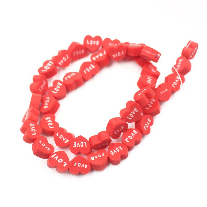 Soft Pottery Beads Beaded Handmade Materials Diy Jewelry Accessories Mobile Phone Chain Bead Separation Mixed Color Soft Pottery Loose Beads