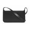 Burberry Black Leather TB Monogram Hobo Shoulder Bag With Gold Hardware For Daily Use