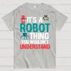 Robot Science Cotton Summer Casual Cool Loose T-Shirt