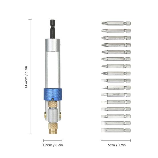20Pcs Chrome-Vanadium Steel Screwdriver Drill Bits Wrench Hand Tools Set