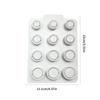 Professional Ring Sizing Tool Kit With 12 Adjustable Plastic Gauges For Accurate Finger Measurement