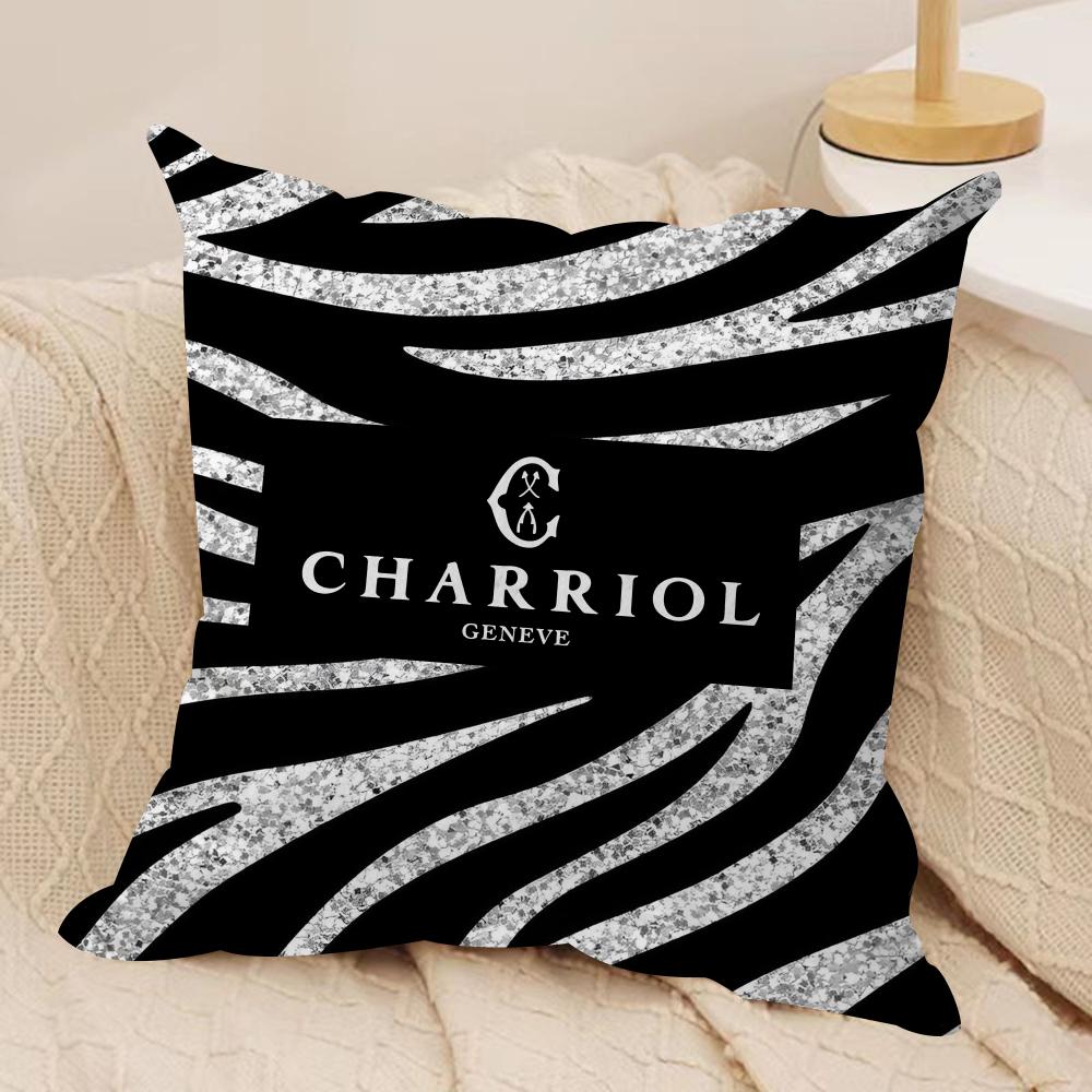 Luxury CCharriol Cushion Cover Pillowcase Ultra Soft Skin Friendly Fabric Cloud Like Comfort  Concealed Zipper