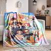 1pc TNT, Disco Party Flannel Blanket [Cozy Throw Blanket] For Sofa, Bed, Travel, Camping, Livingroom, Office, Couch, Chair, And Bed