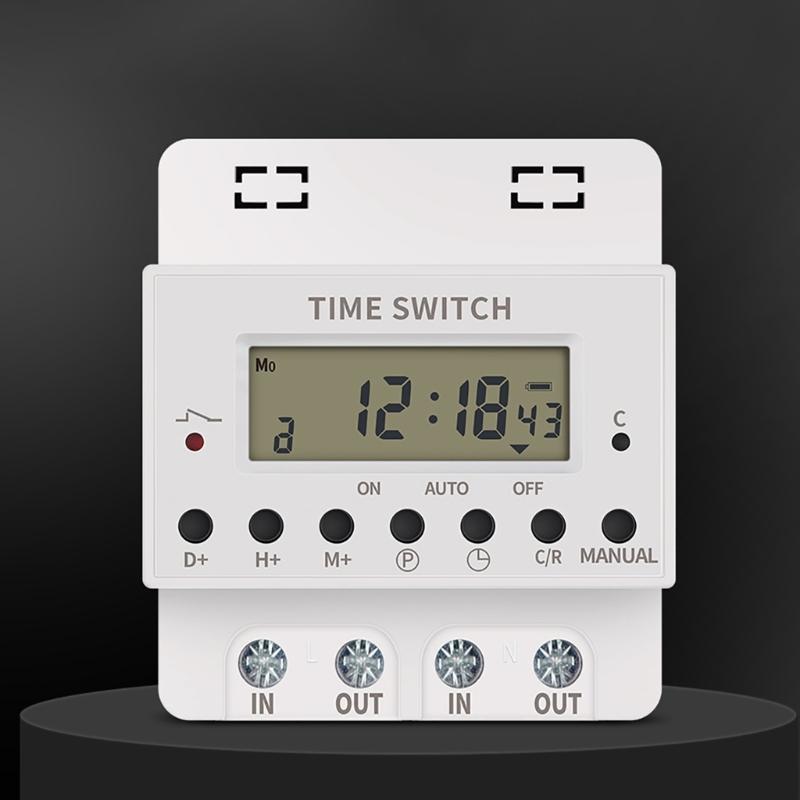KG316T Timer Convenient & Easy to Use Timing Switches  with Large Display Flame Retardant Timing Switches for Farm