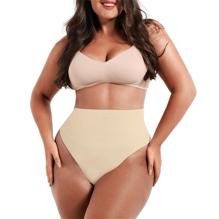Custom Sustainable Body Shaper Butt Lifter Plus Size Recycled Panty Thong Shapewear Seamless Underwear Women 5 XL
