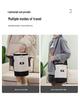 Round Insulated Lunch Bag with Thick Aluminum Foil for Office or Outdoor Use