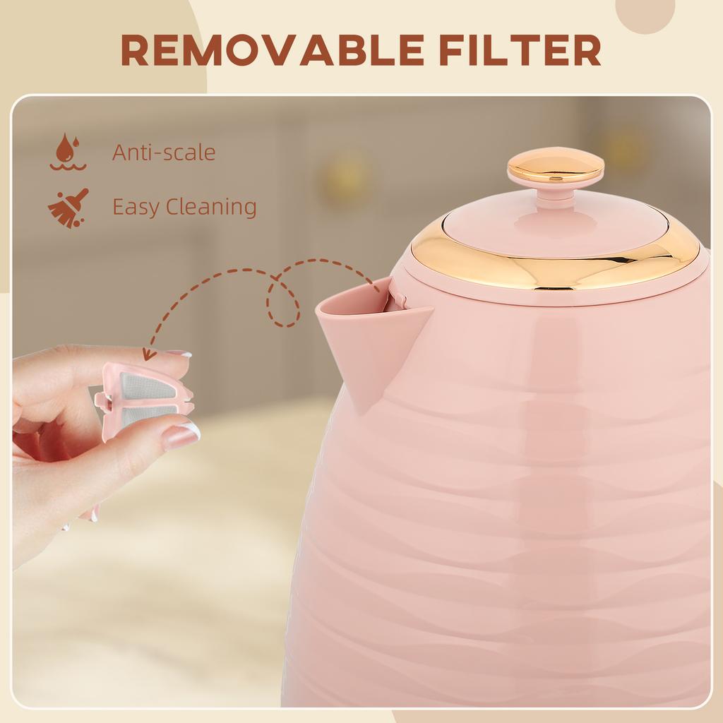 3kW Rapid Boil Honeycomb Kettle - Pink