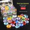 DIY Princess Jewelry Kit: Transparent Acrylic Gemstone Toys for Girls