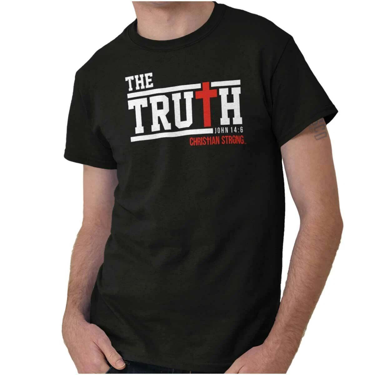 Christian Strong Faith Jesus is The Truth Womens or Mens Crewneck T Shirt Tee XXXL