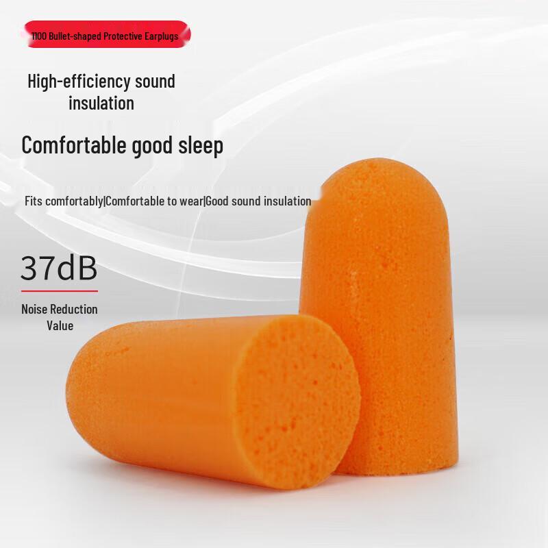 Bo Yiduo 1100 Noise Reduction Foam Earplugs, 10 Pairs