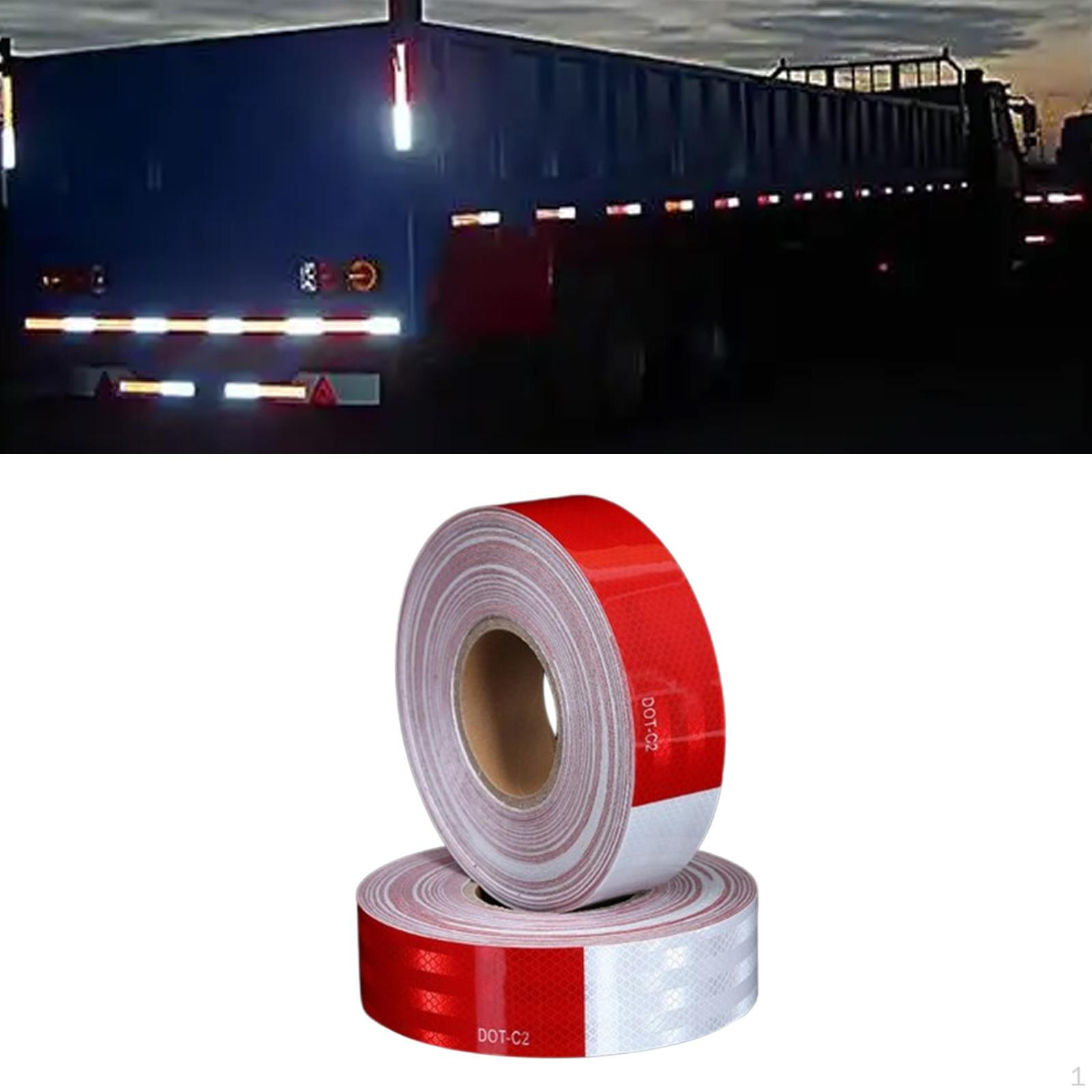 

2 шт. водонепроницаемой светоотражающей ленты для наружного применения, прочные полосы, видимость 5 cm x 10 m