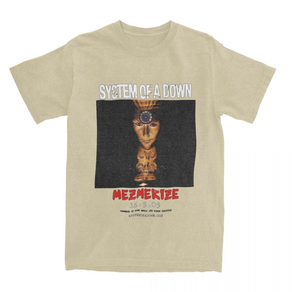 Systemed Of A Down T-Shirt Summer hypnotize music Aesthetic T-Shirts Cotton Fashion Tshirt For Men Short Sleeve Casual Clothing