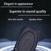 Portable Loudspeaker 8Ohm 15W Loudspeaker Home Theaters Neodymium Magnetic Sound Amplifier Rubber Frame Replacement