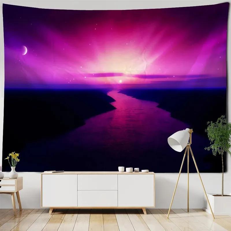 Magic Forest Castle Pattern Tapestry Home Wall Decoration Tapestry Bedroom Living Room Tapestry