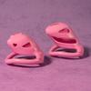 Men's Heart-shaped Pattern Chastity Lock Lightweight Breathable Embedded Invisible Small Lock Core Pseudo Female Restraint