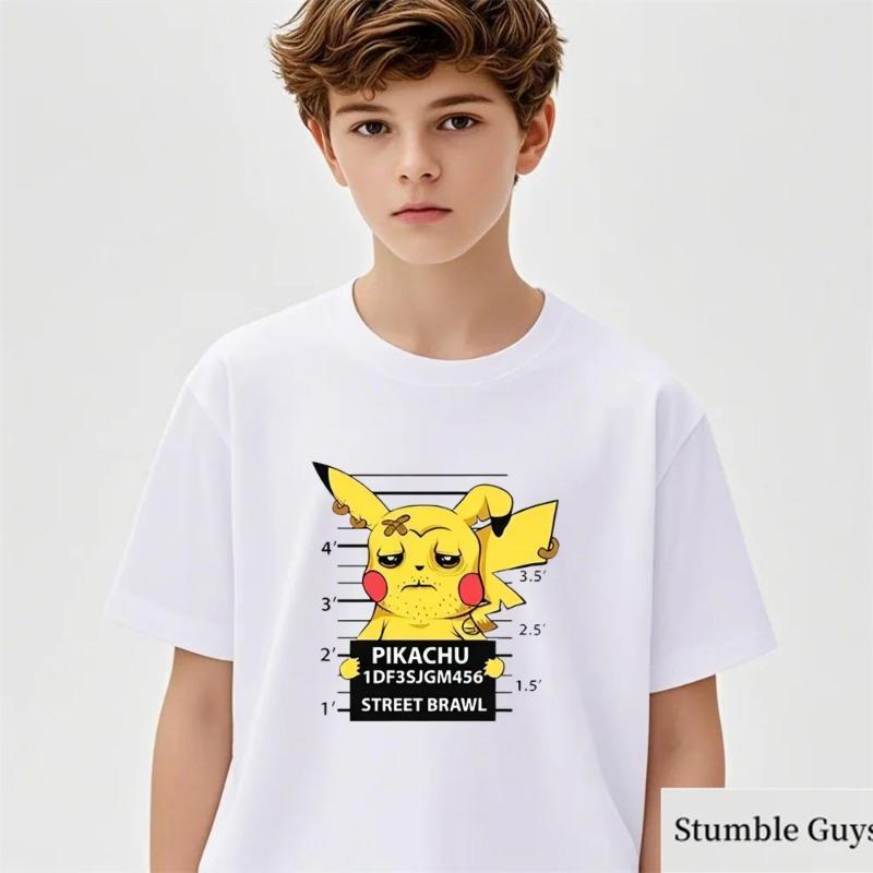 Miyazaki Hayao Totoro Printed T-shirt for Children's Summer Casual Candy Color Pure Cotton Top Fashion Casual Children's T-shirt